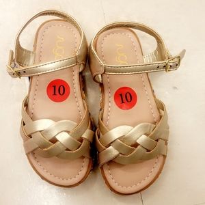 Sugar sandals for Toddler girl size 10 color cream